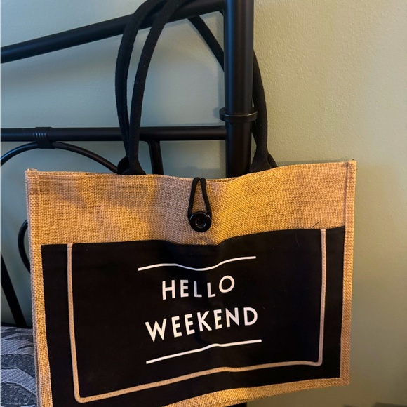 Hello Weekend Tote - Picture 4 of 4